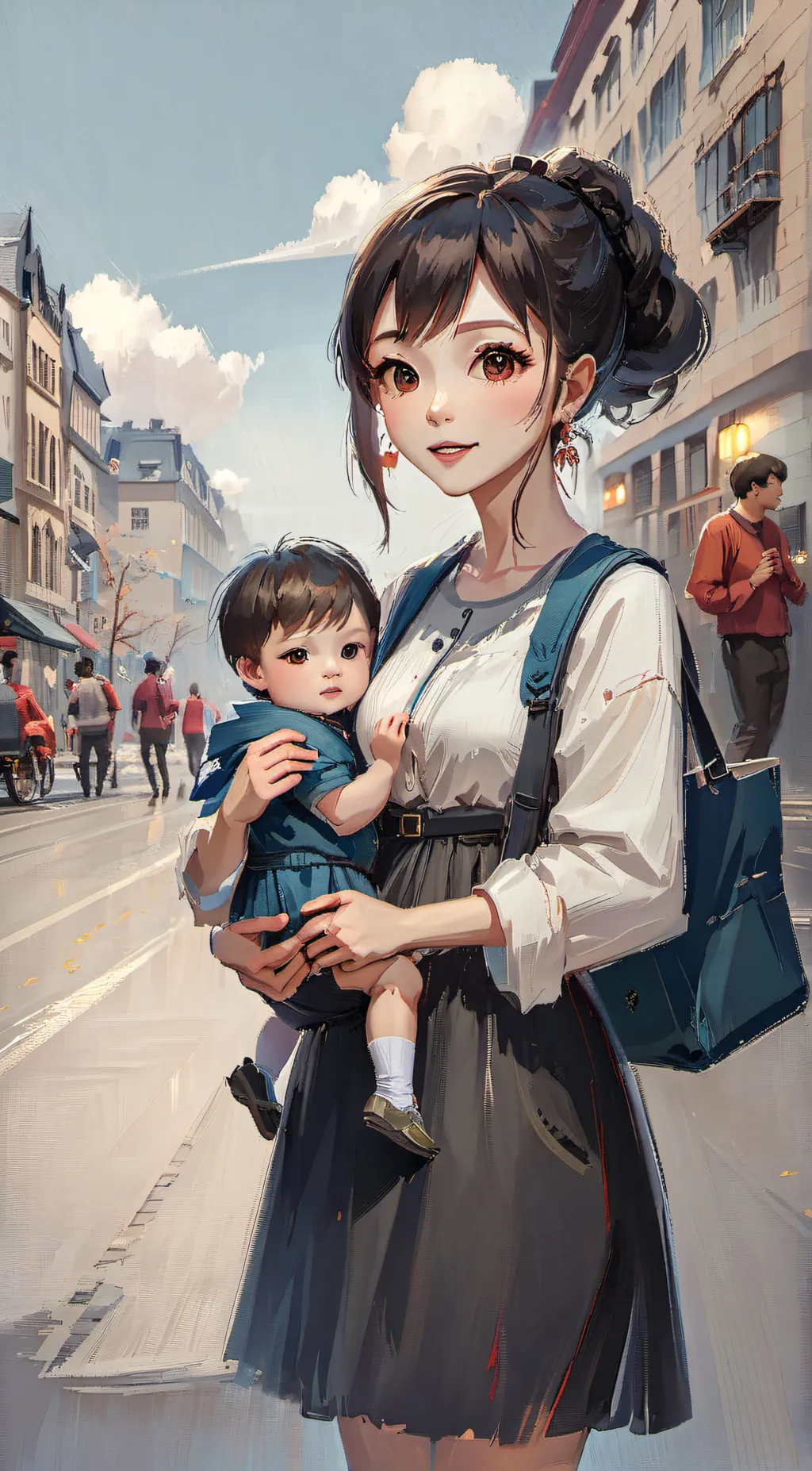 ai character: Mom background