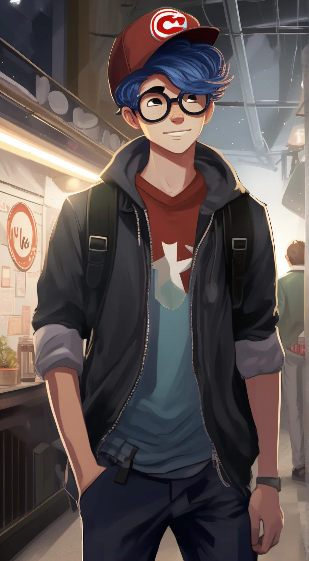 ai character: wally background