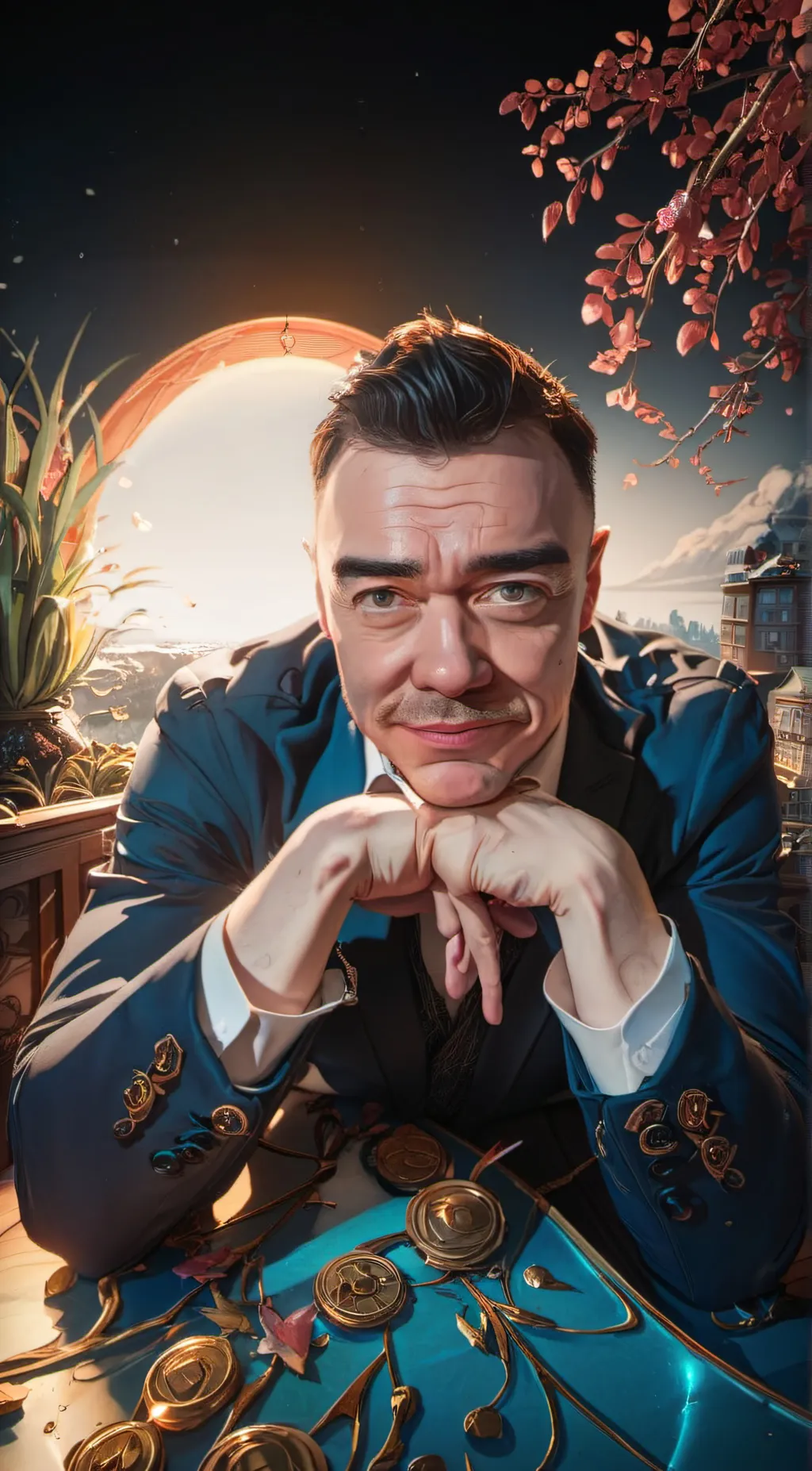 ai character: David background