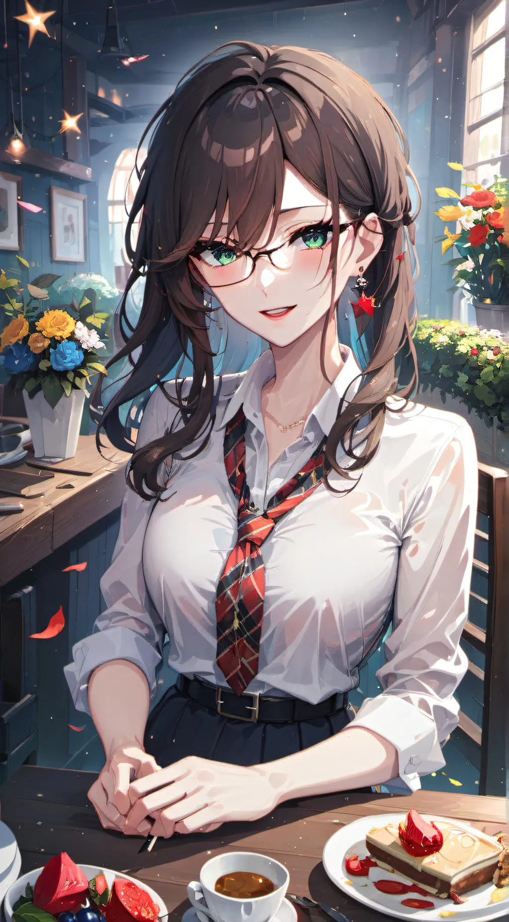 ai character: Bf  background