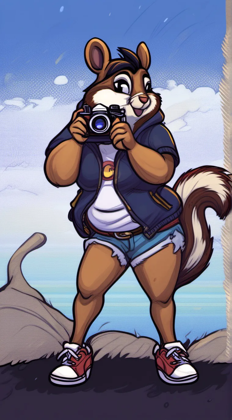 ai character: Matty the Chipmunk background