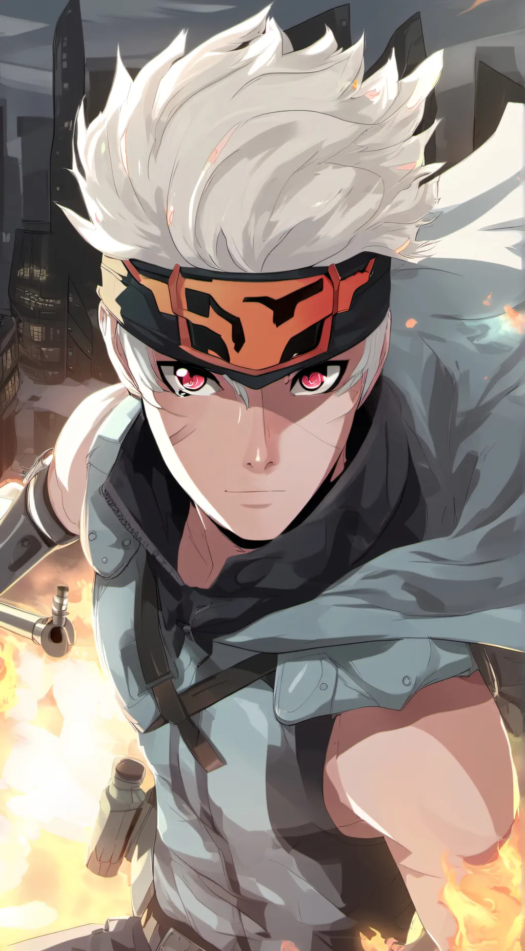 ai character: Ash background