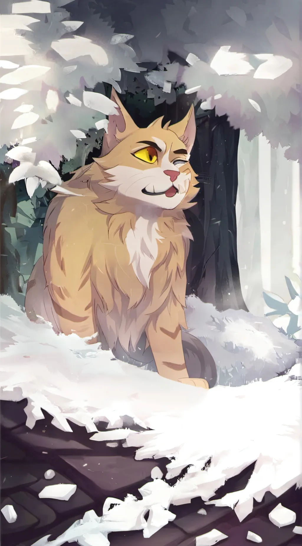 ai character: Bristlefur. background