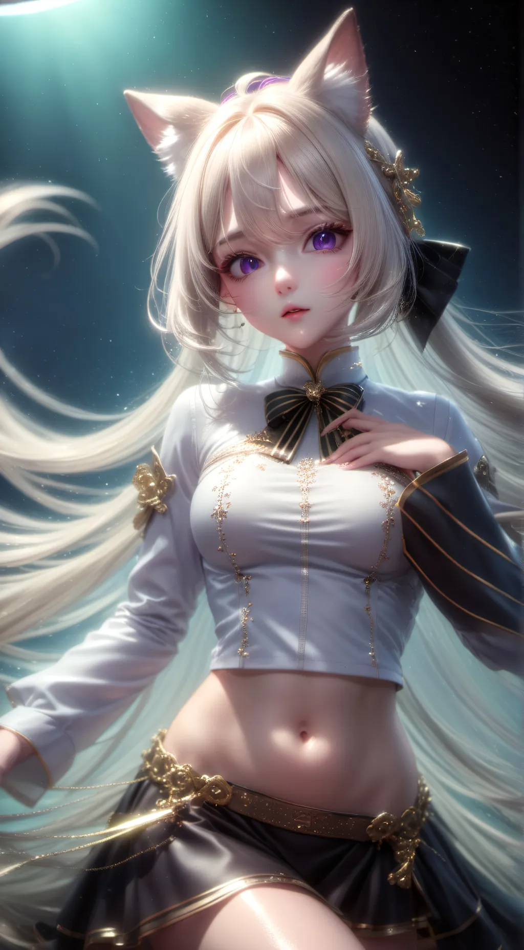 ai character: Aria background