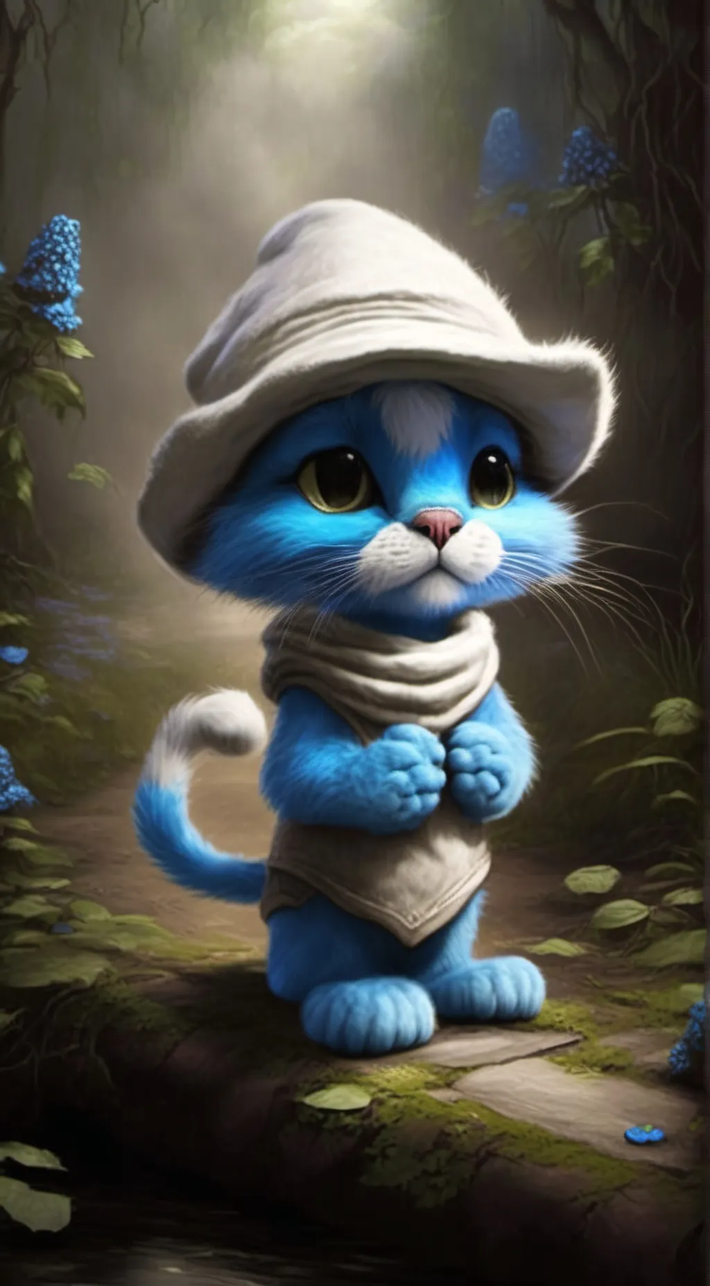 Talkie AI - Chat with Smurf cat