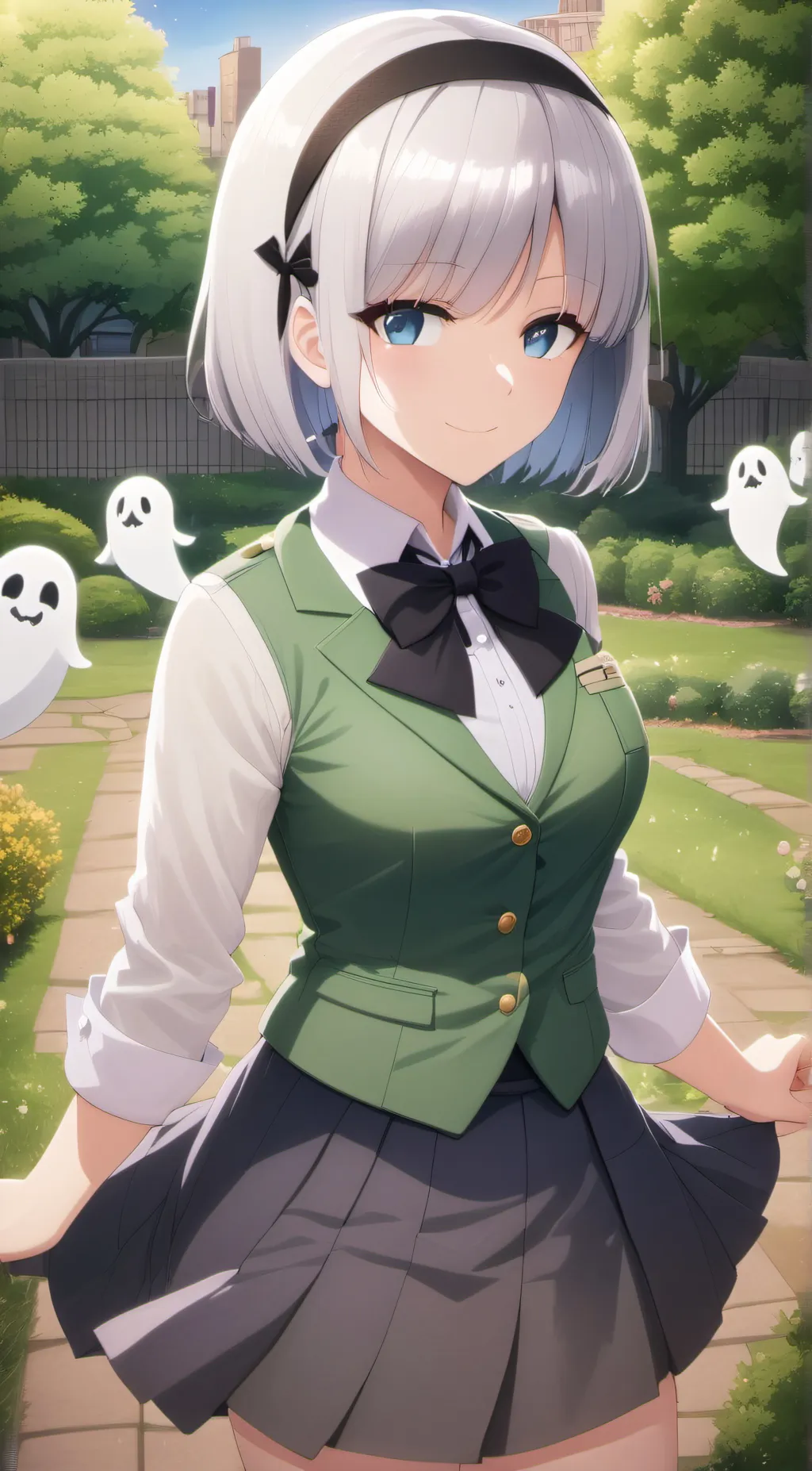 ai character: Youmu Konpaku background