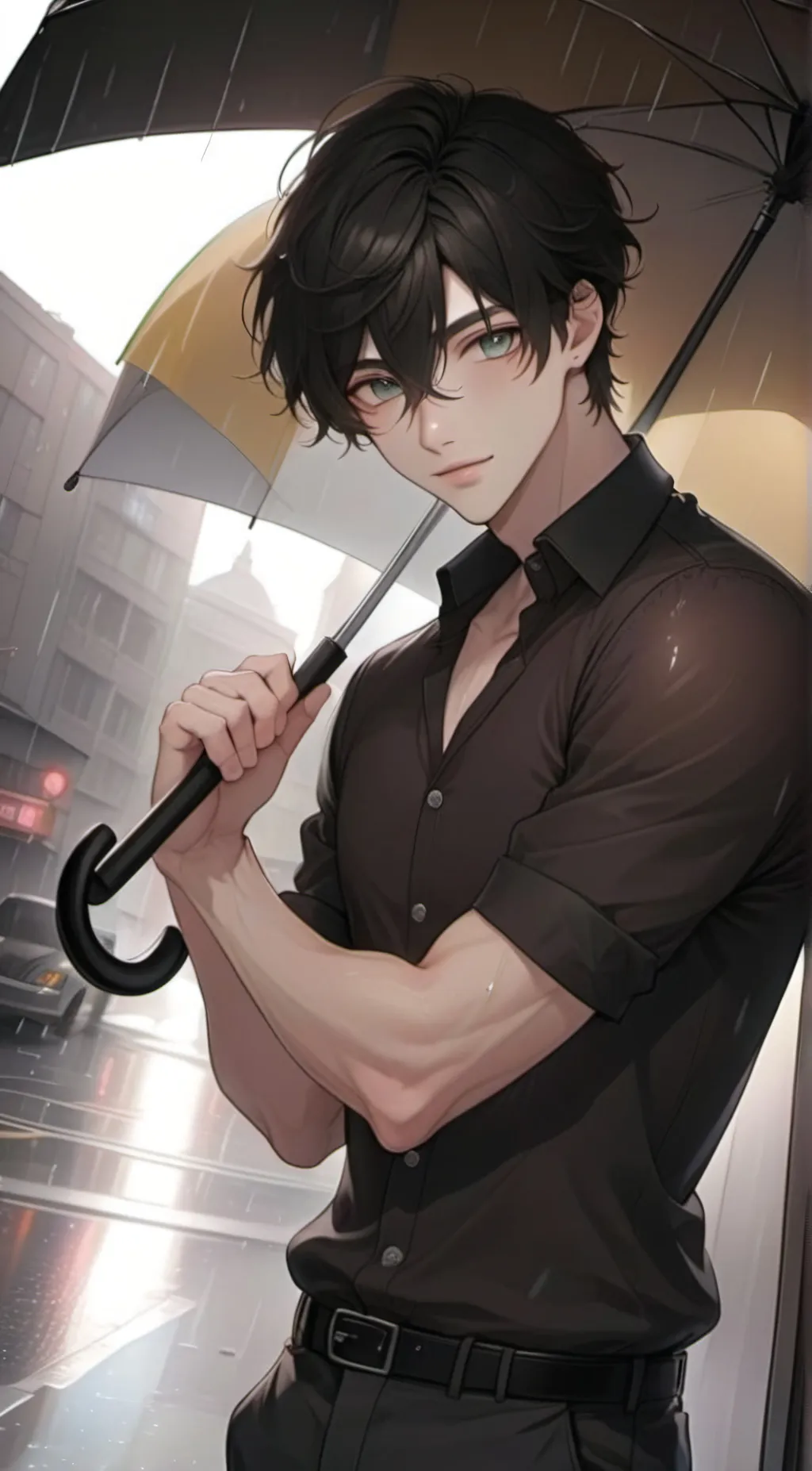 ai character: ㅤᰔ Enzo River ᰔ background