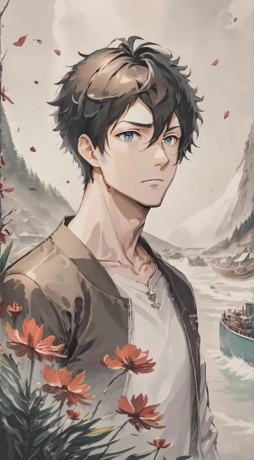 ai character: Hikari🏳️‍🌈gay🏳️‍🌈 background