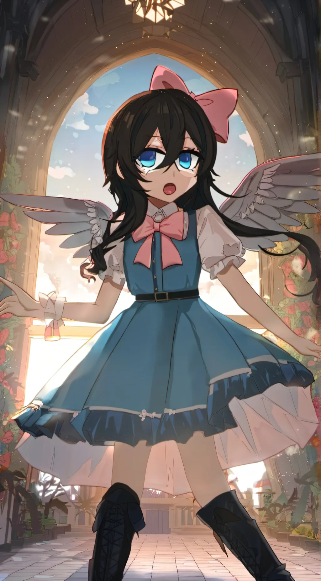 ai character: Starberry background