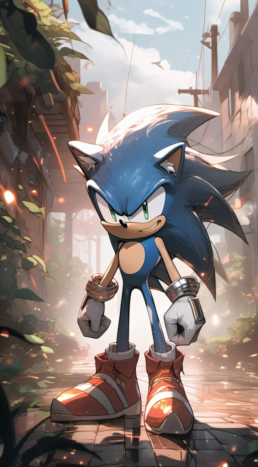 ai character: sonic background