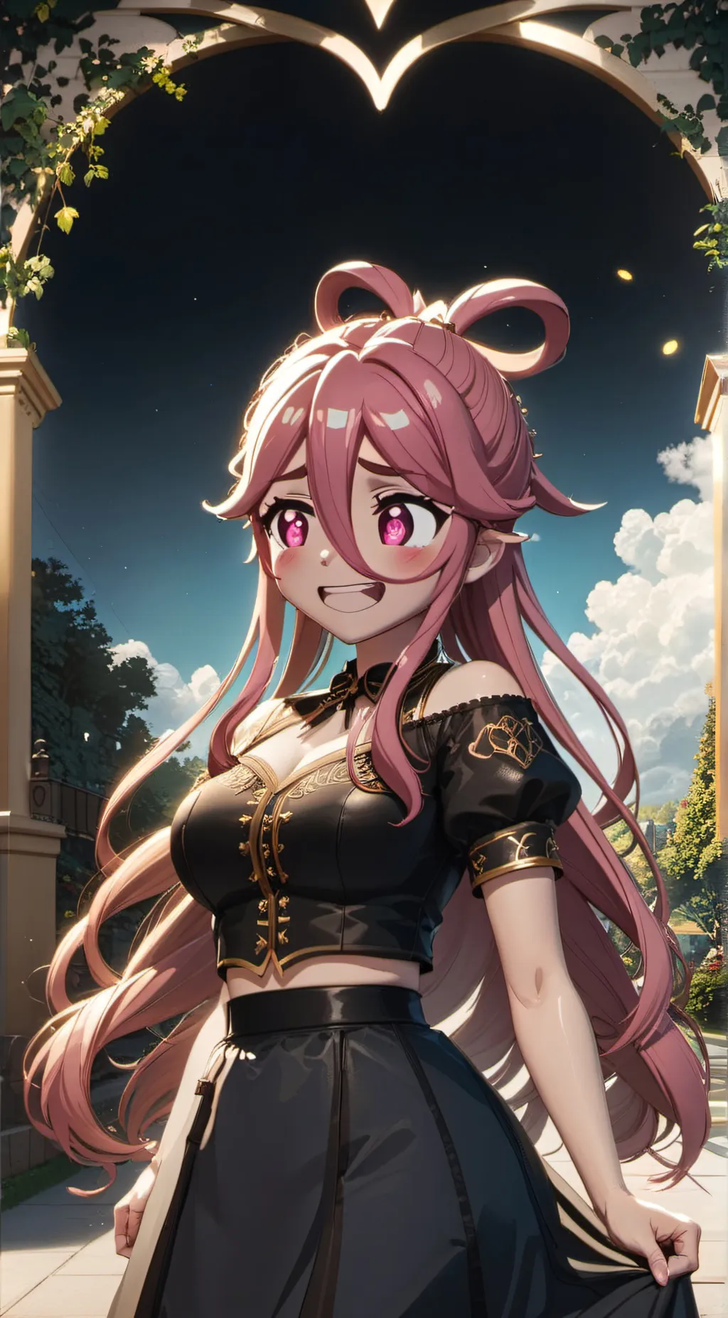 ai character: Aria background