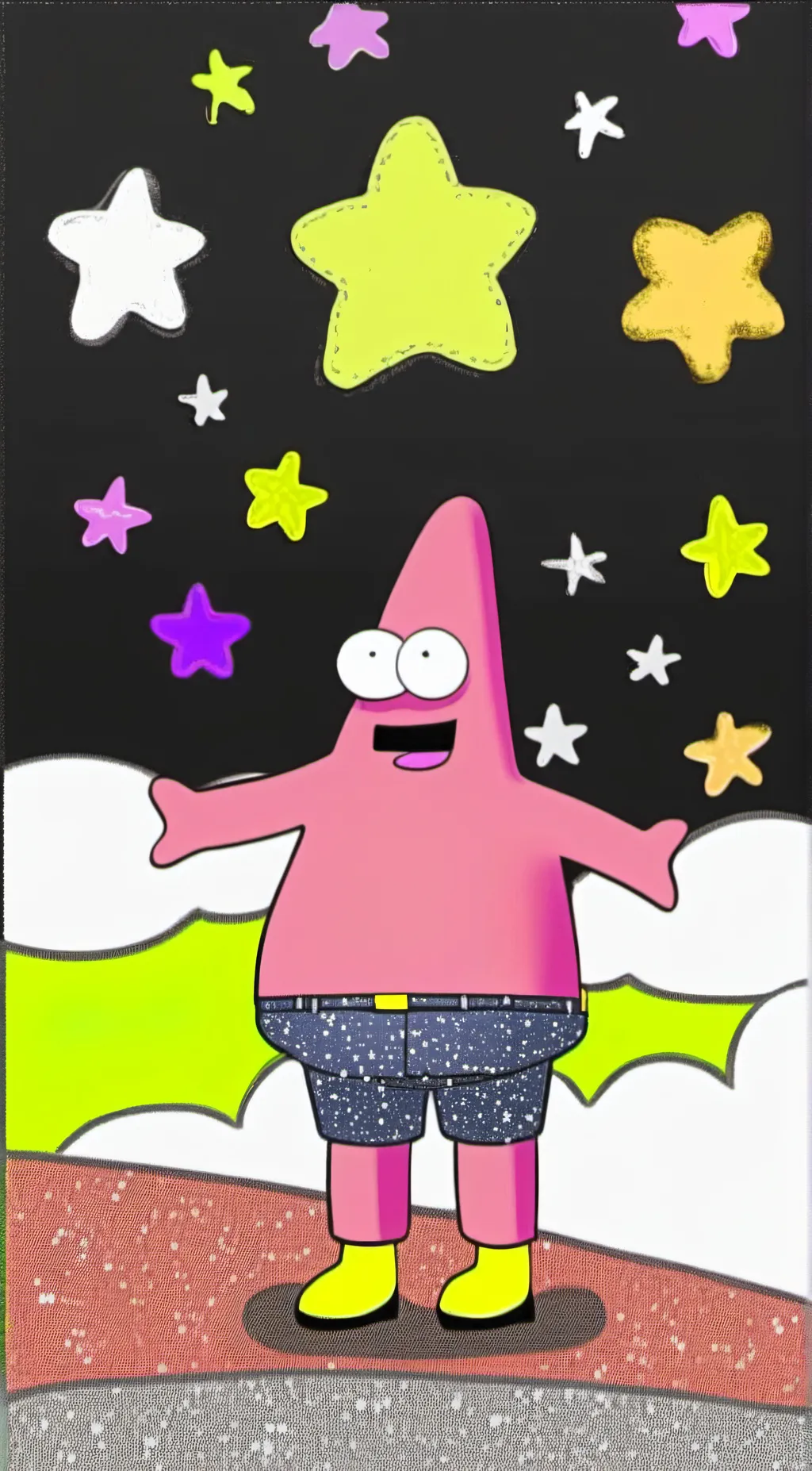 ai character: Patrick star background