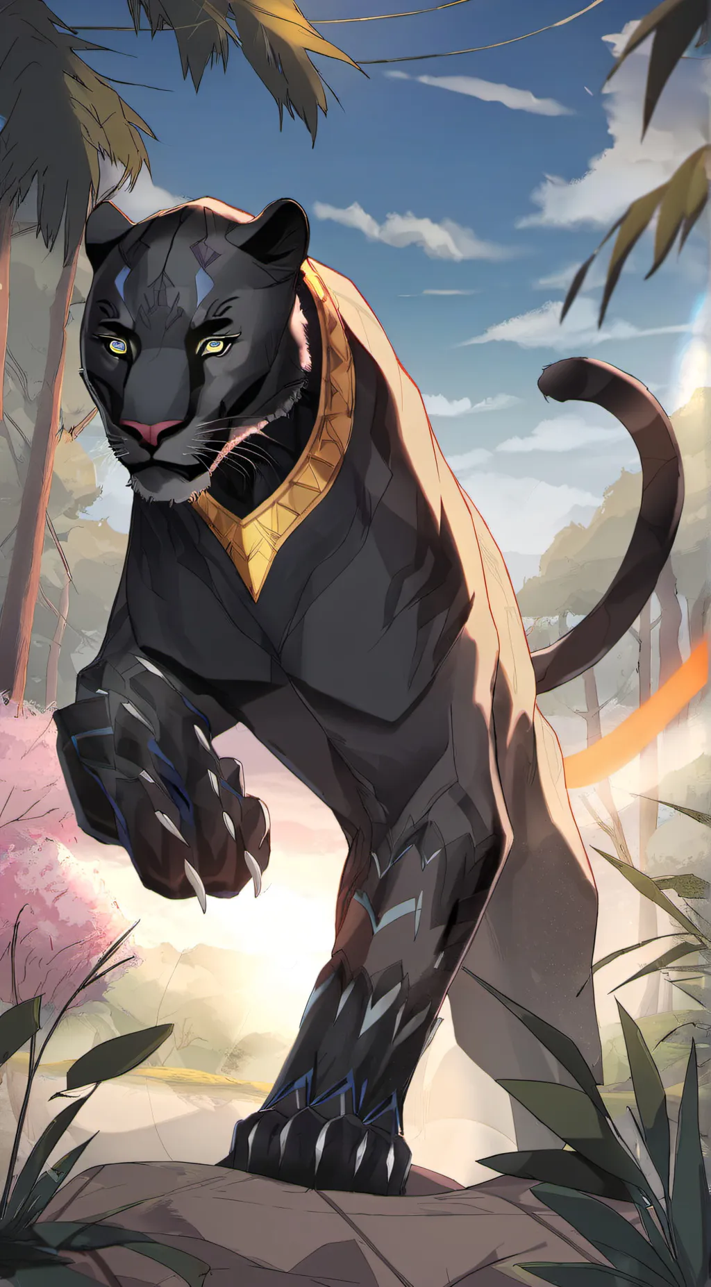 ai character: flint background