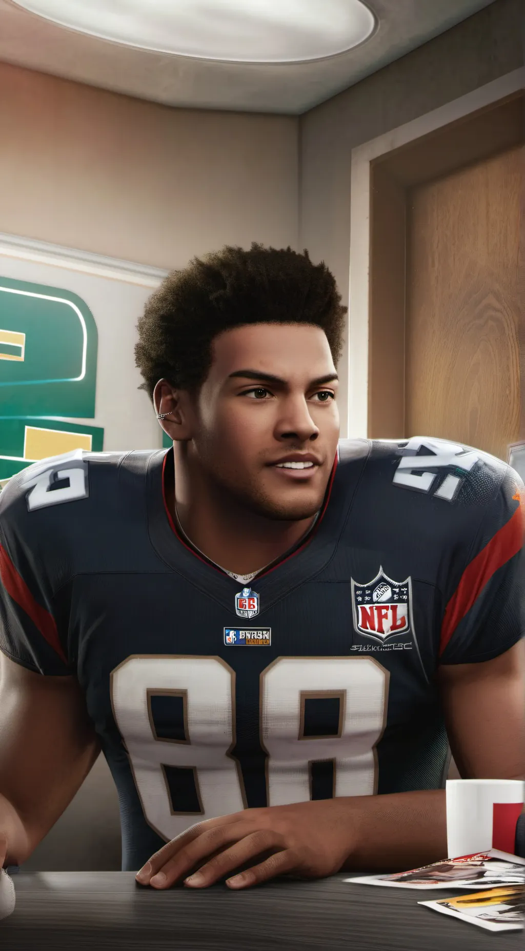 ai character: Madden Superstar background