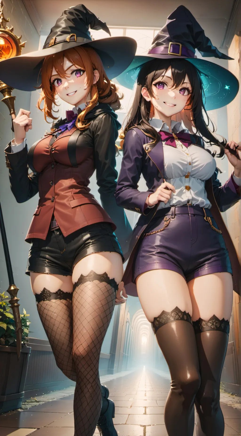 ai character: Marie and Sarah background