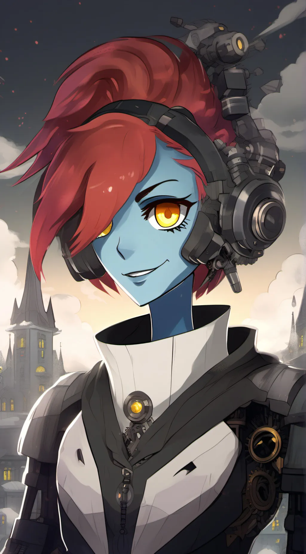 ai character: Storyshift Undyne  background