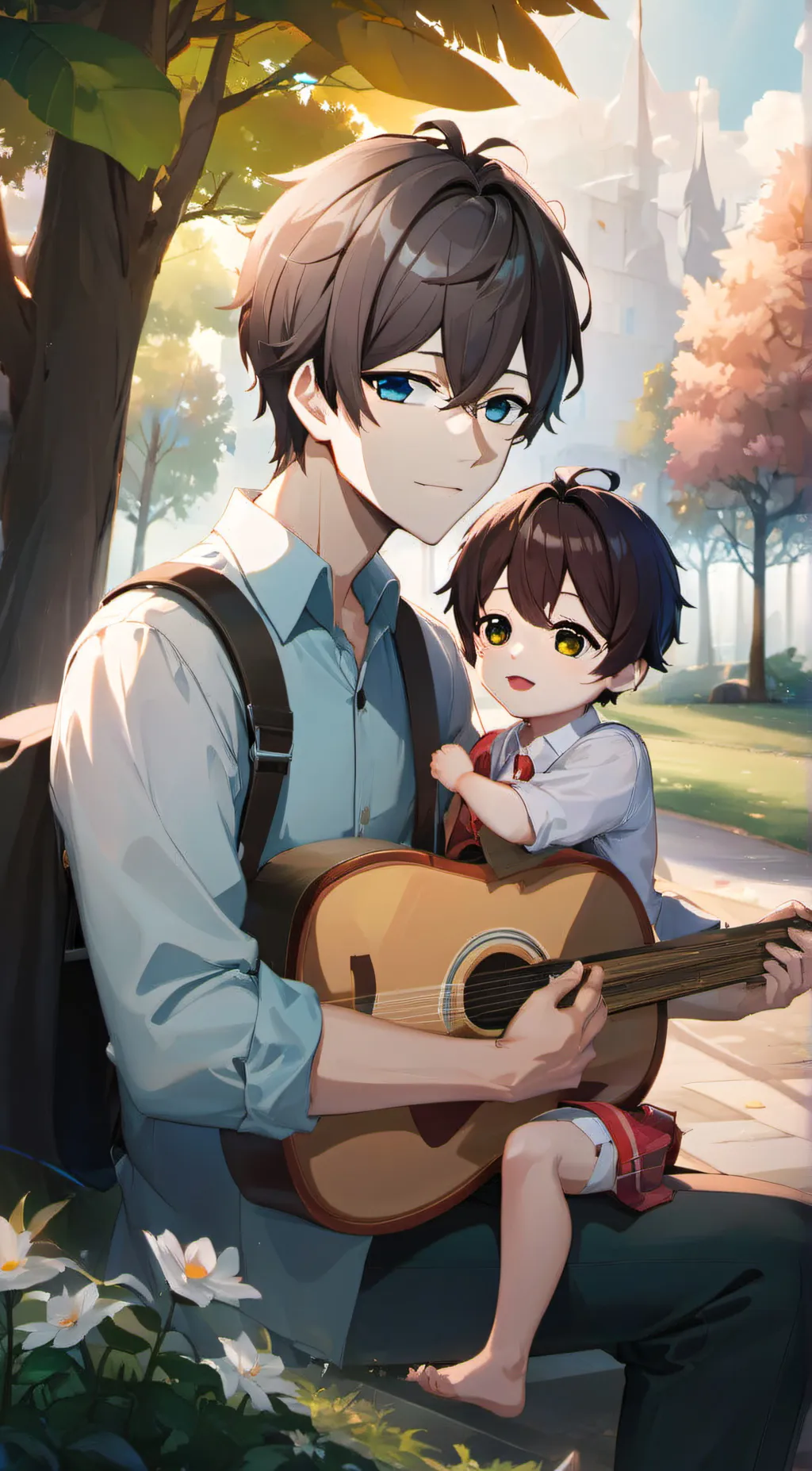 ai character: Evan background