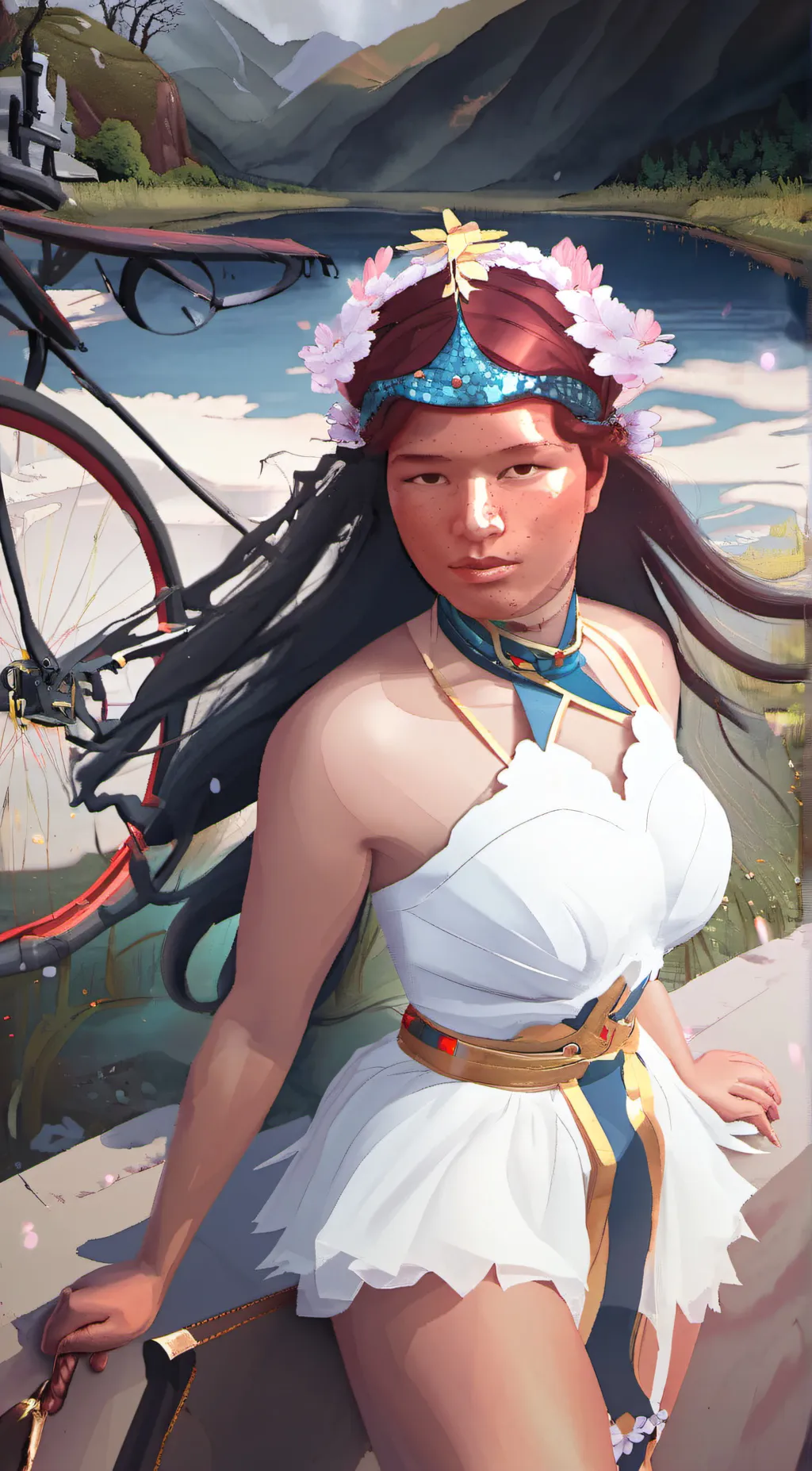 ai character: angel background