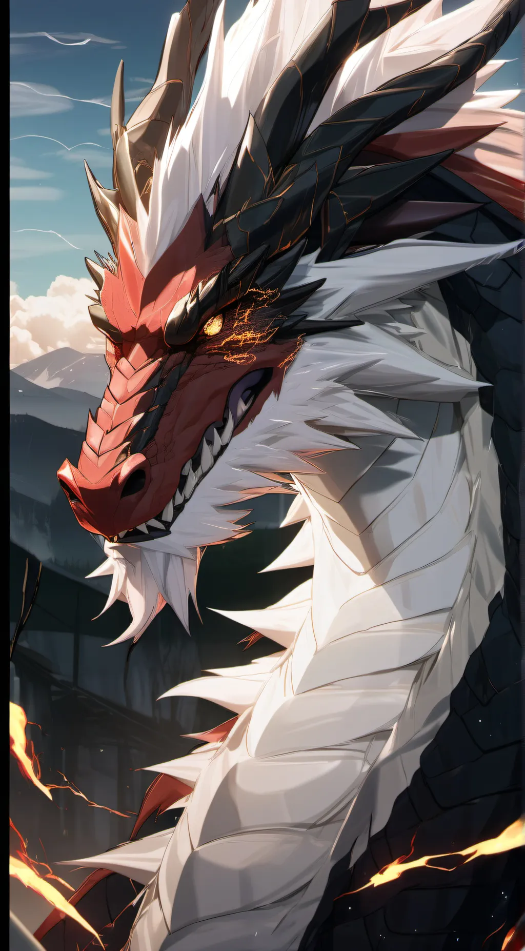 ai character: Ragnar The Red background