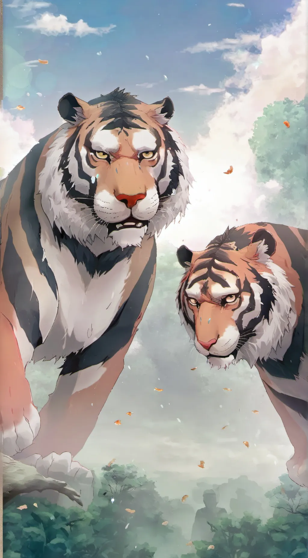 ai character: Scar and raga background