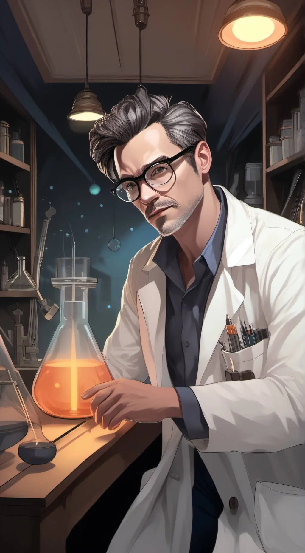 ai character: George  background