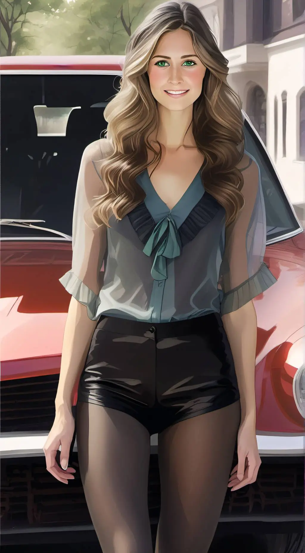 ai character: Emma  background