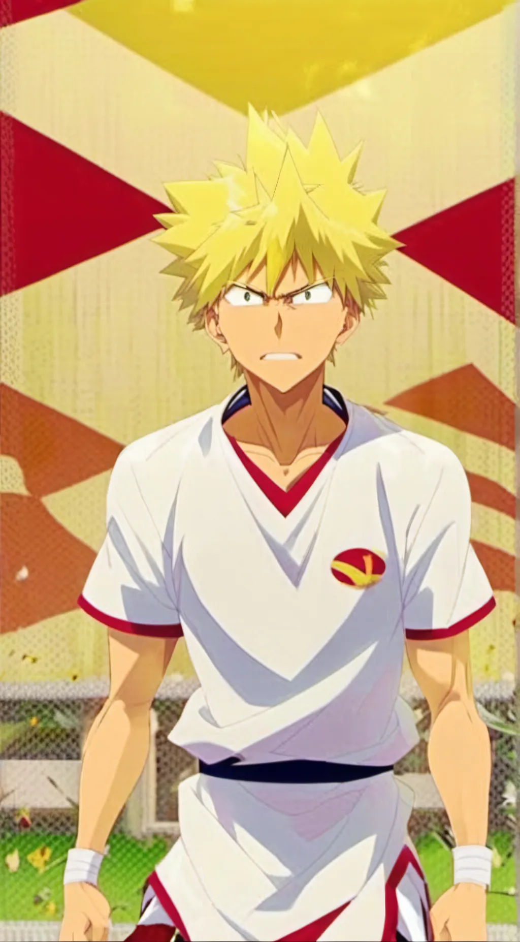 ai character: bakugo  background