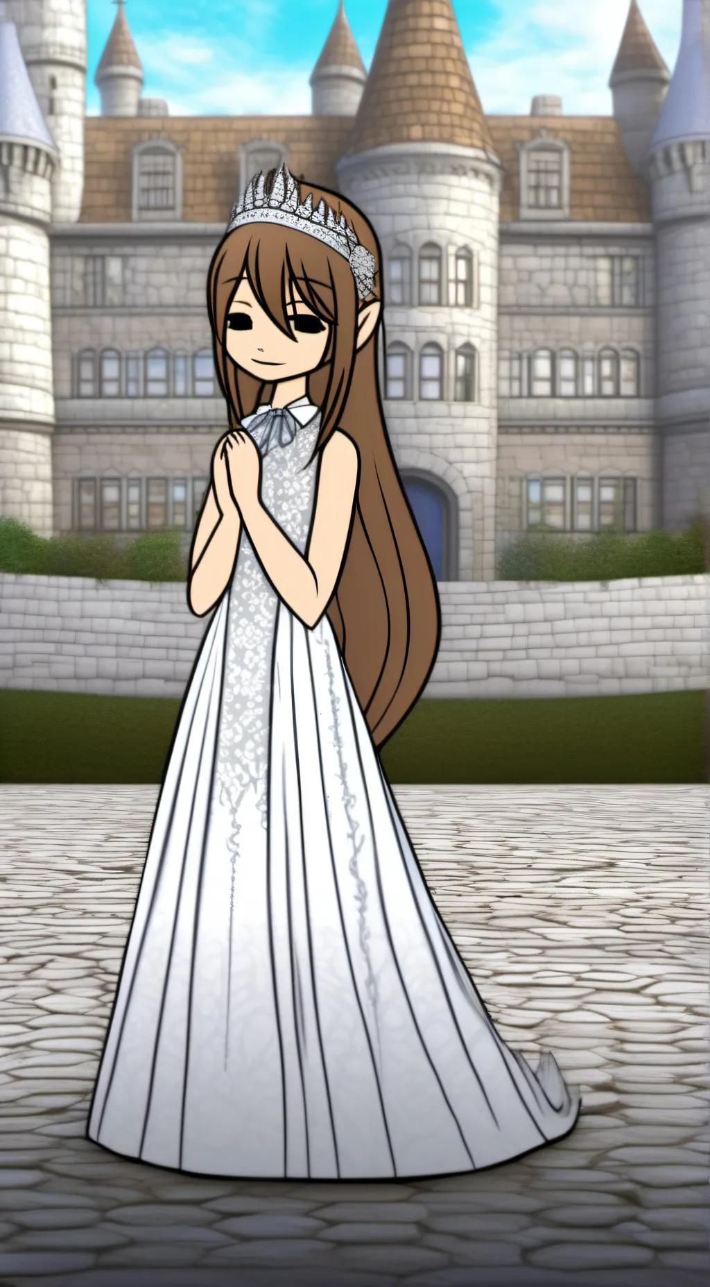 ai character: queen ava background