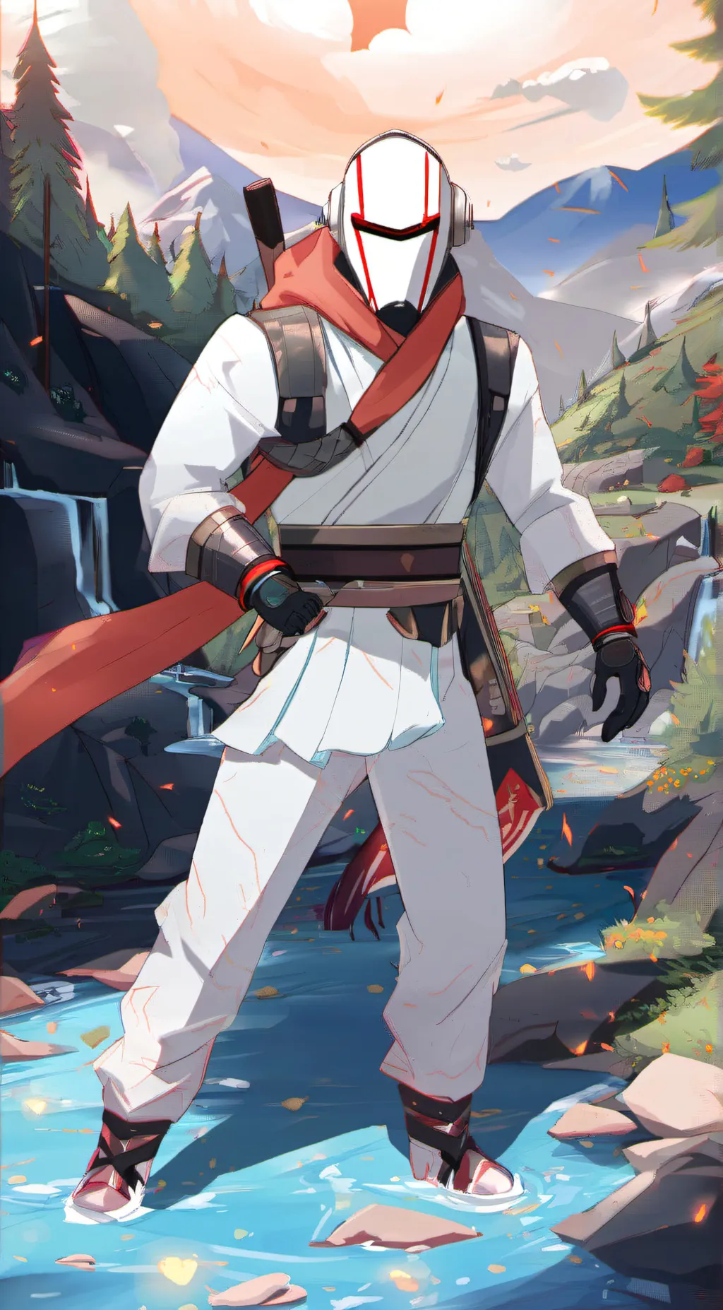 ai character: hunter background