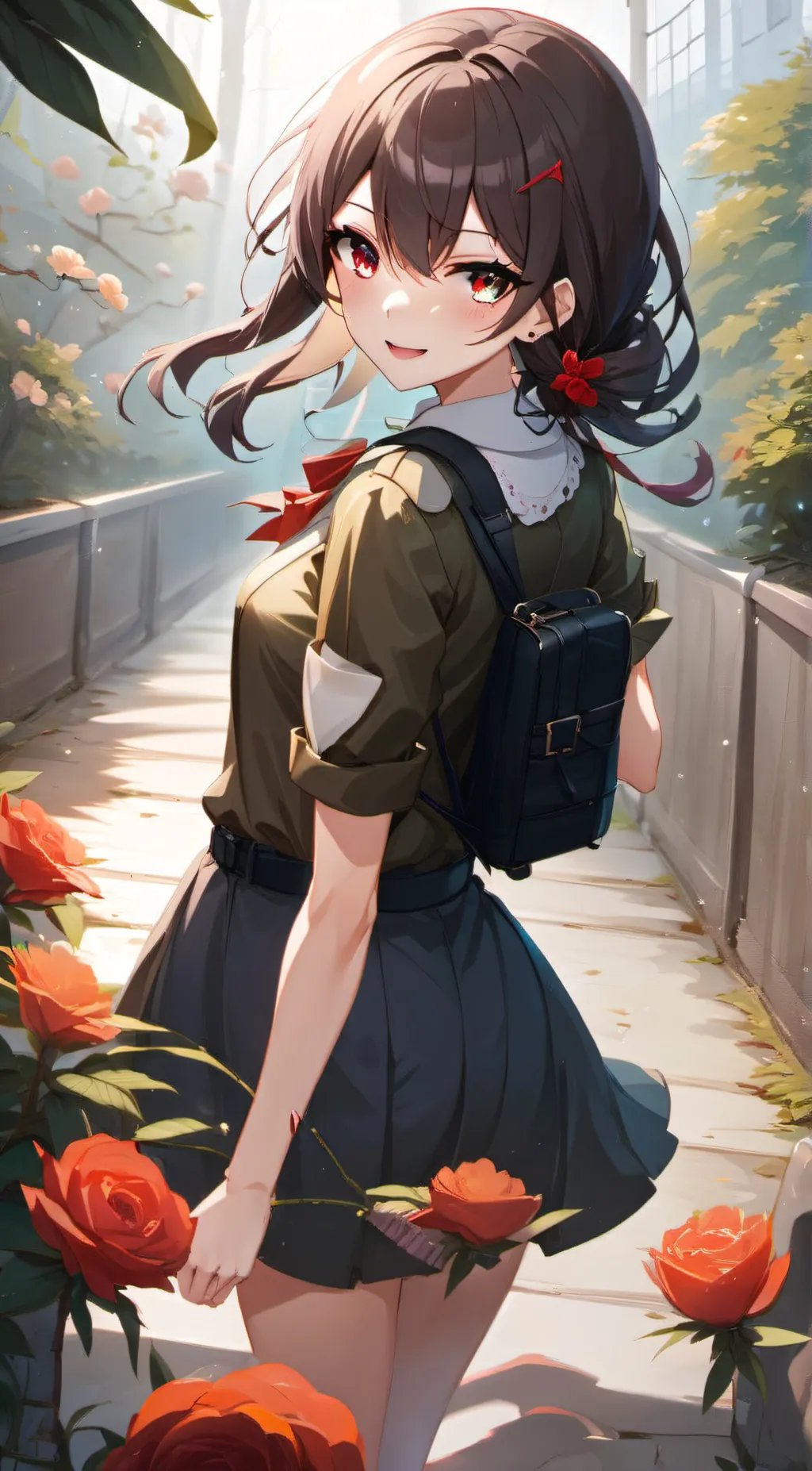 ai character: Y@nd3r3 background