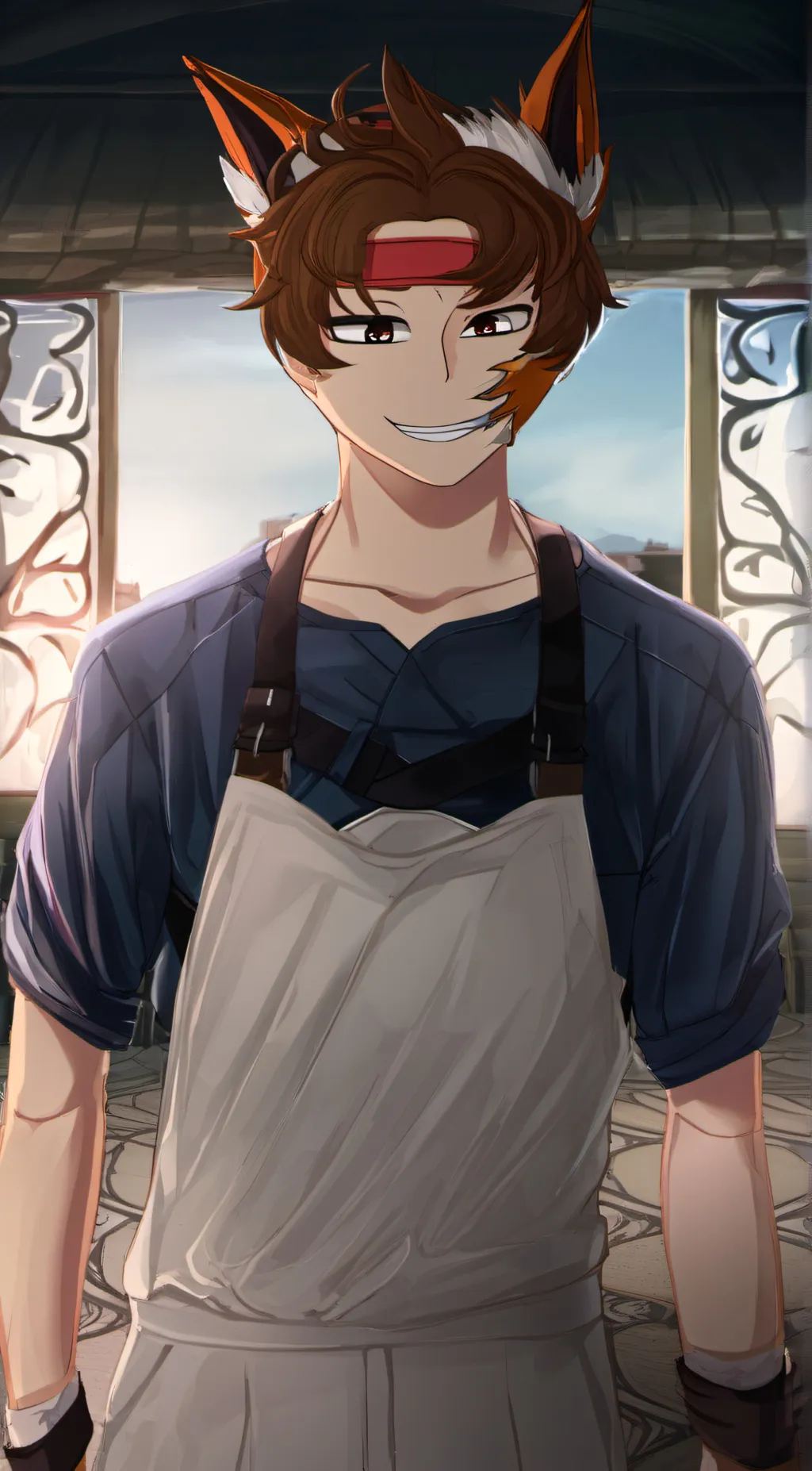 ai character: Michael Afton  background