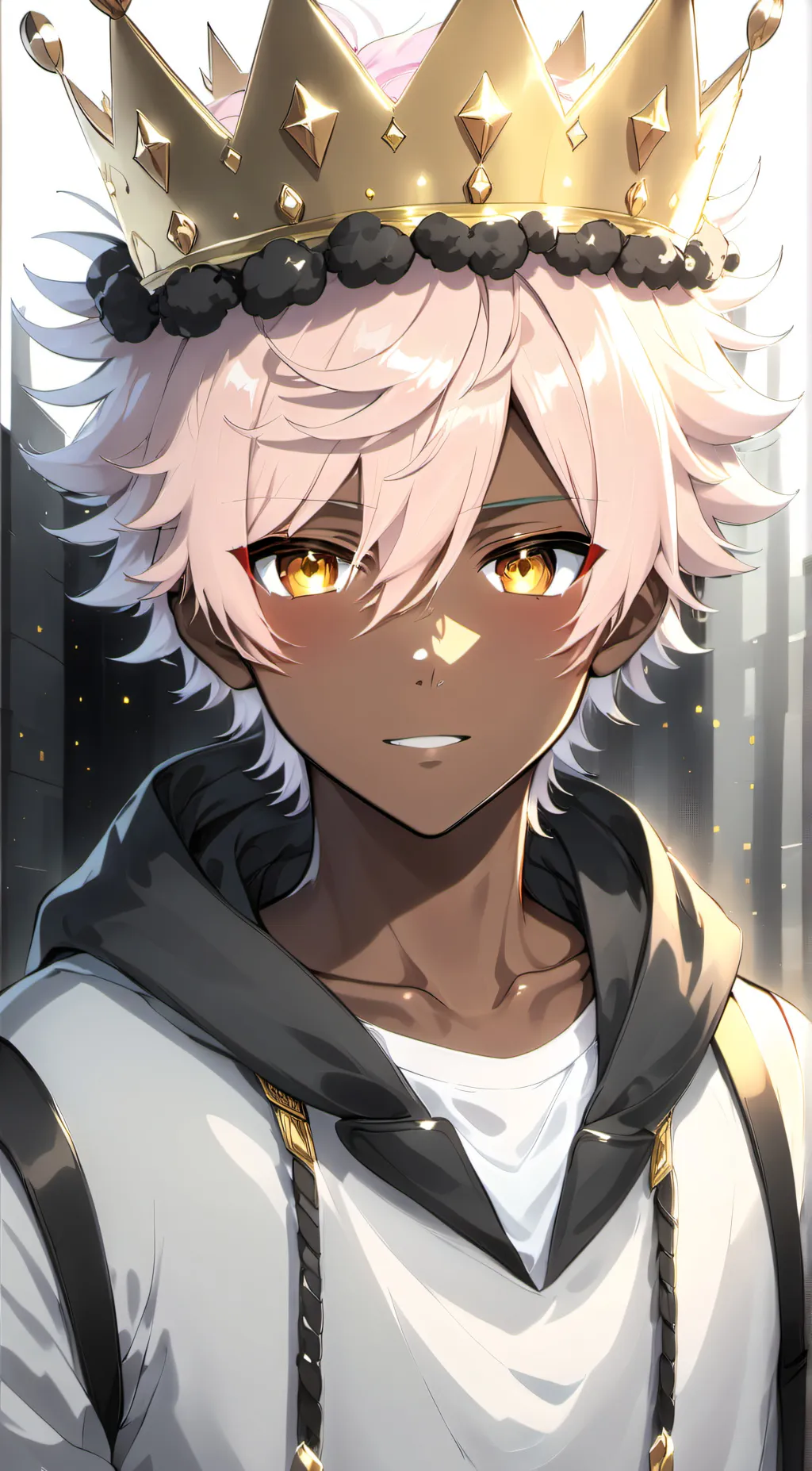 ai character: KING background