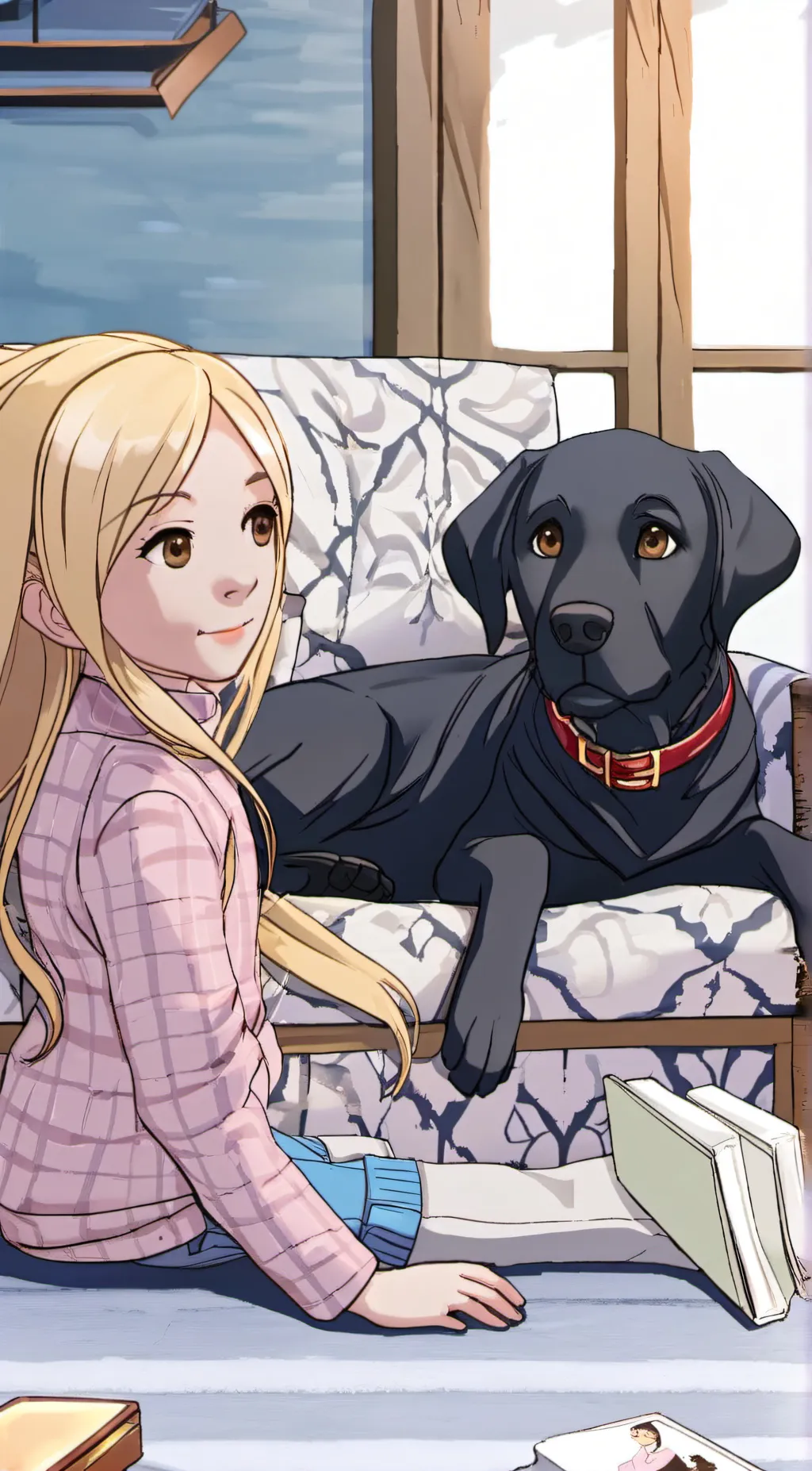 ai character: Arora  background