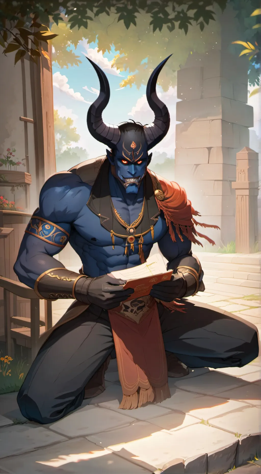 ai character: Anton the Demon background