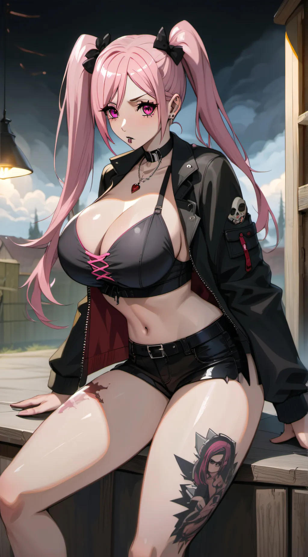 ai character: Maria Makena  background