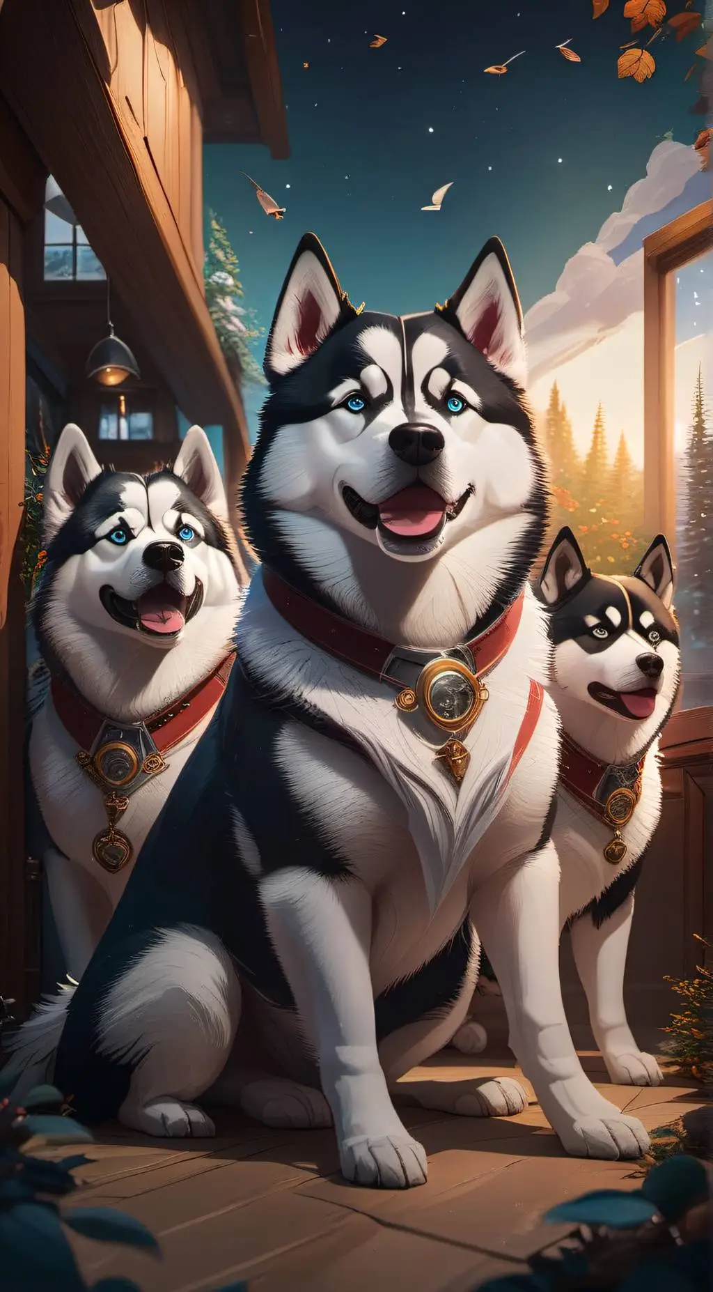 ai character: Sparky background