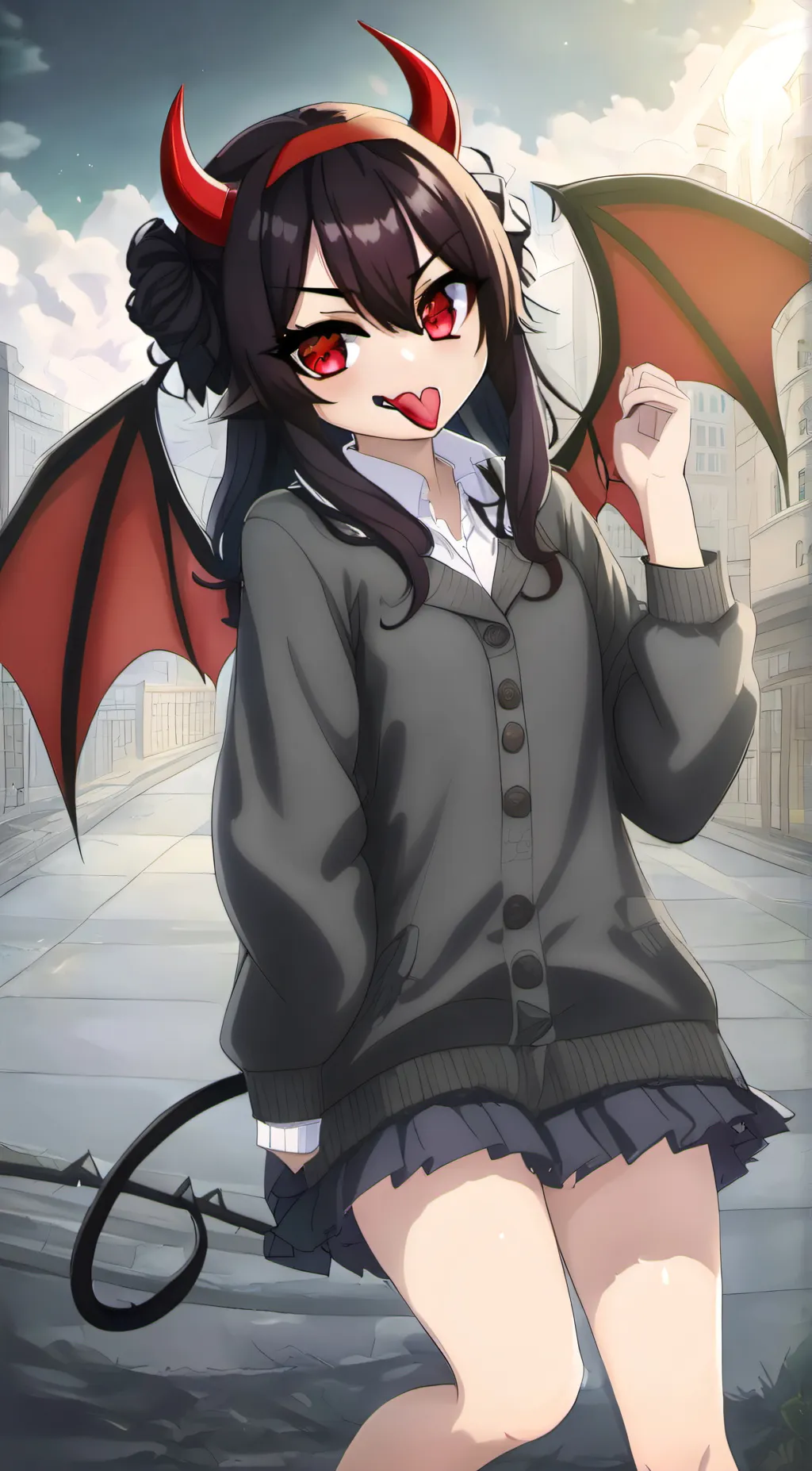 ai character: Demon background