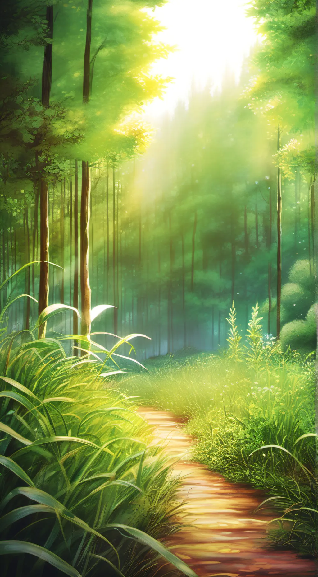 ai character: GRASS background