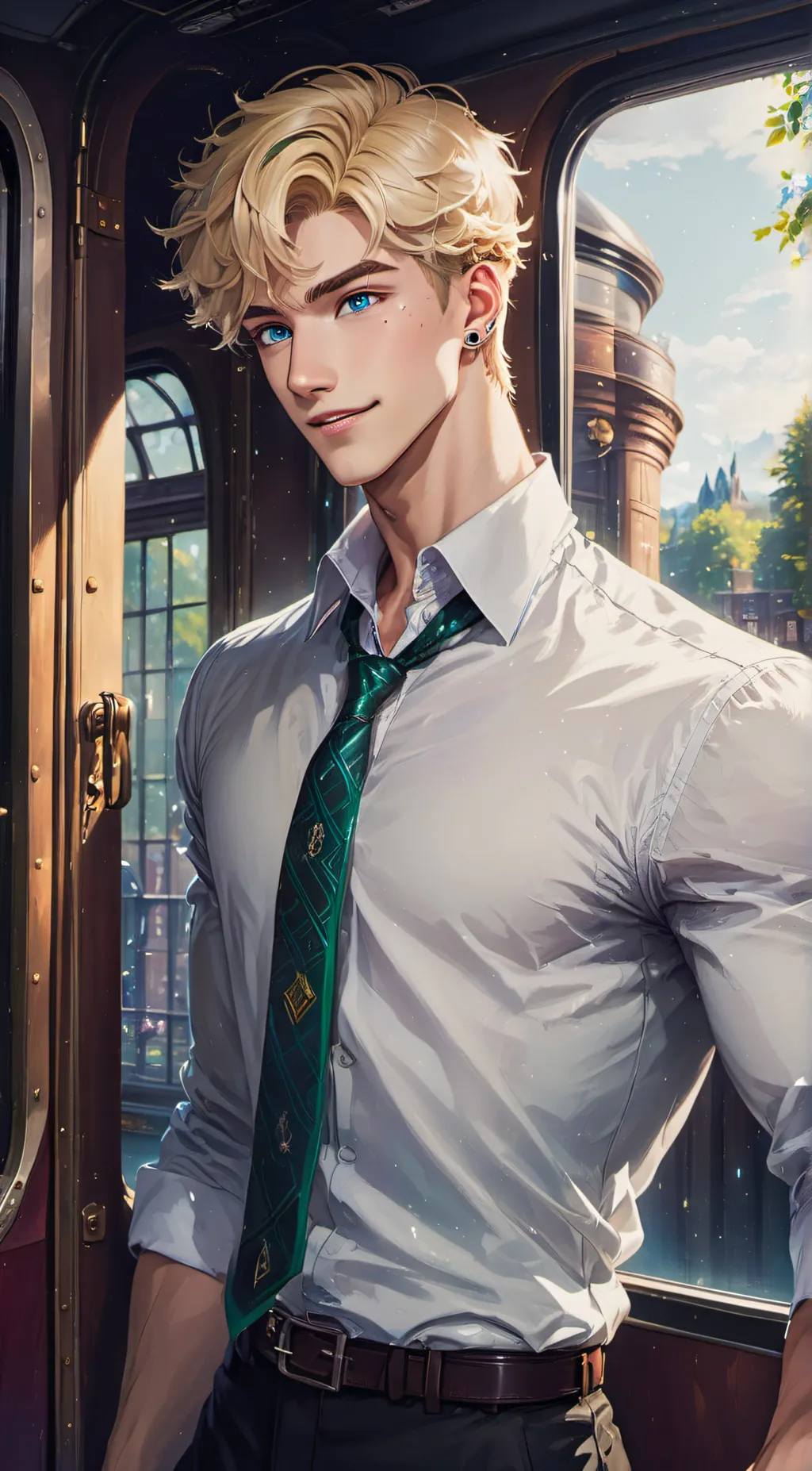 ai character: Oliver background