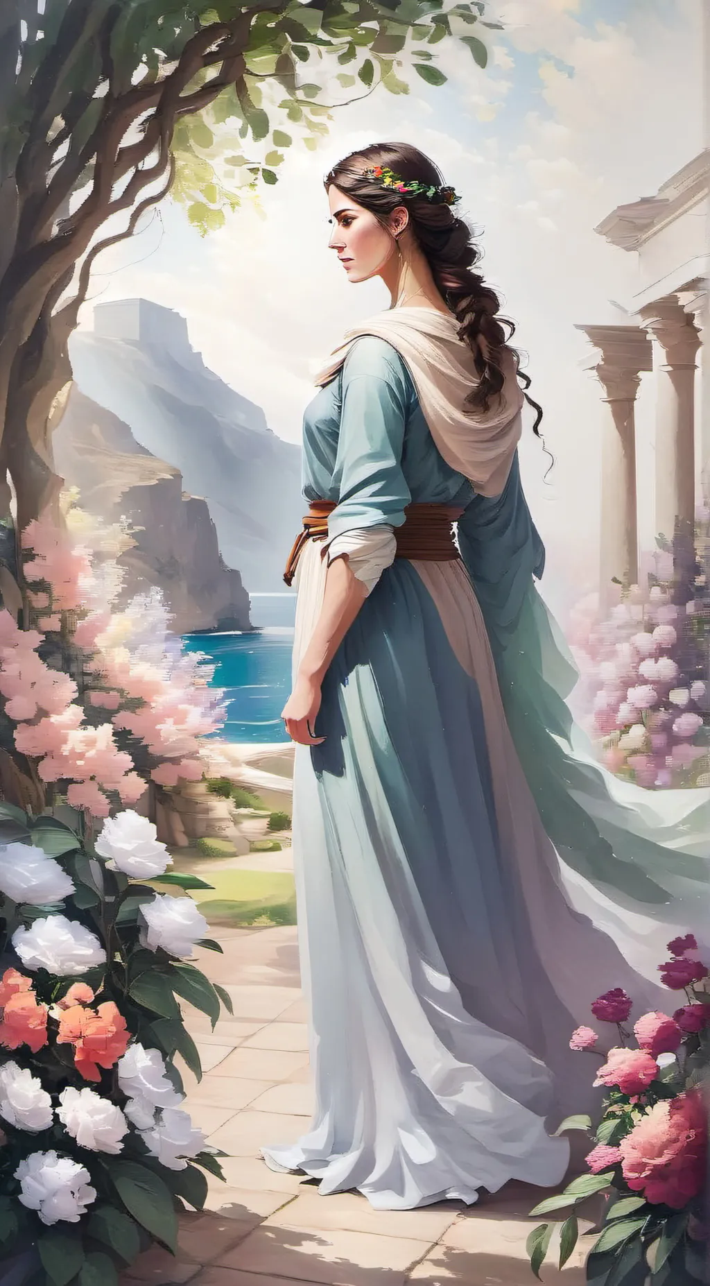 ai character: hera background