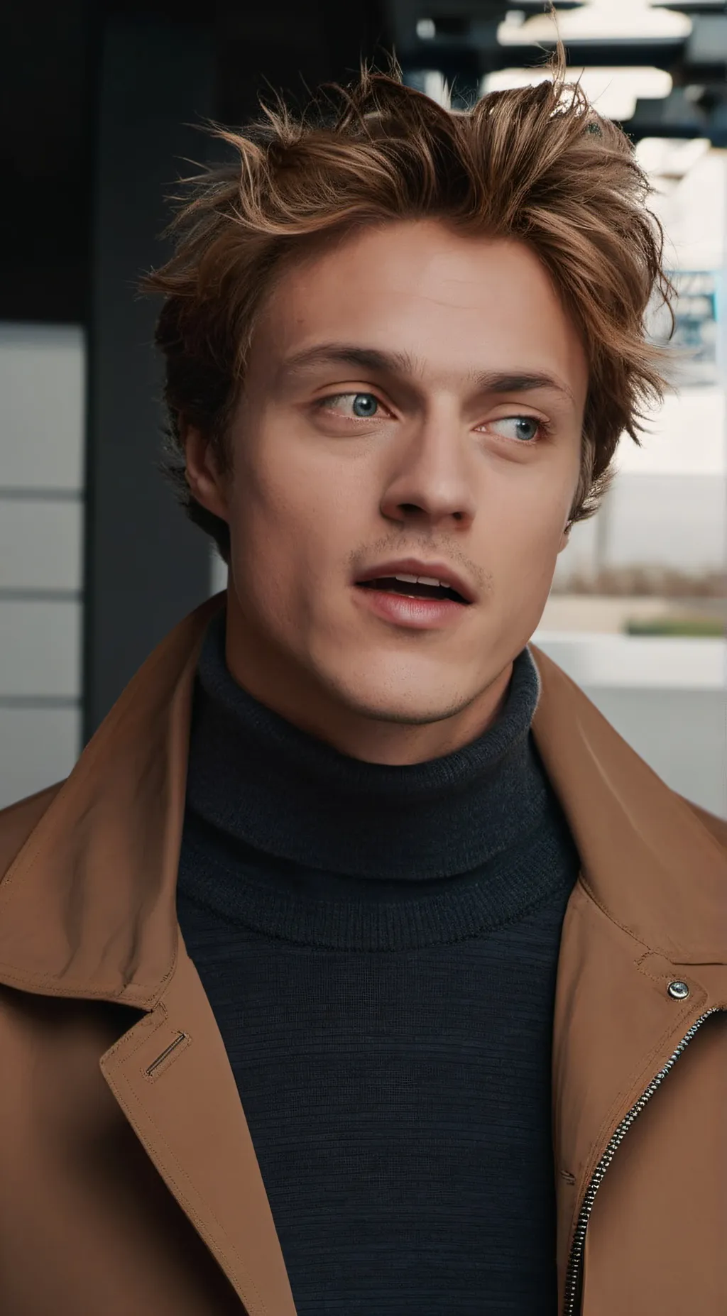 ai character: Rudy Pankow background