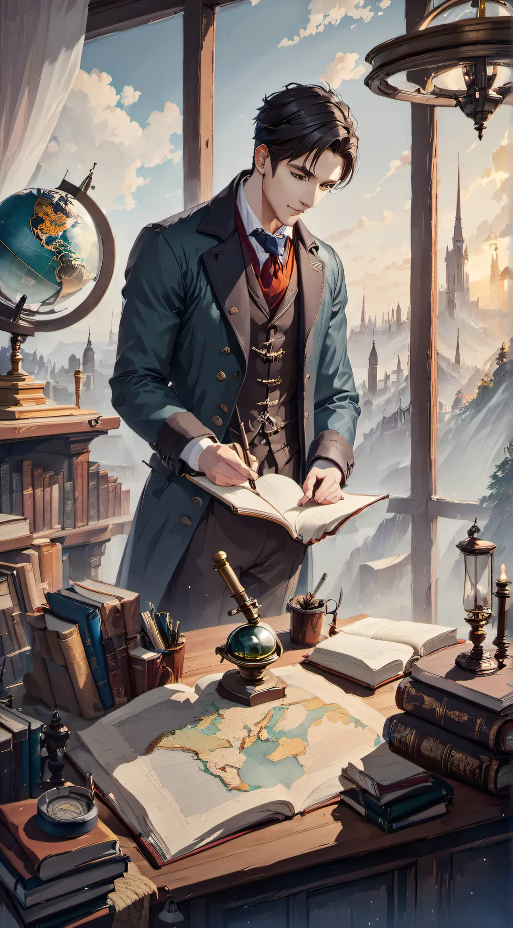 ai character: Harold background