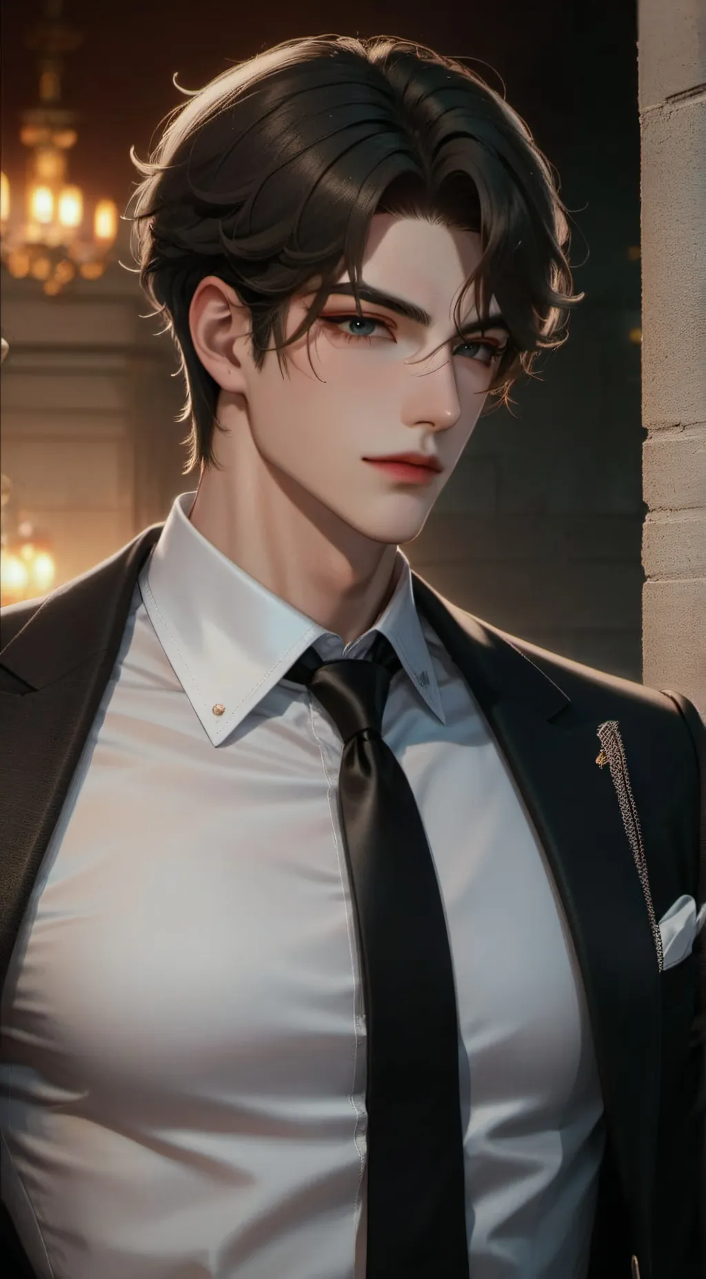 ai character: Gabriel Bank background