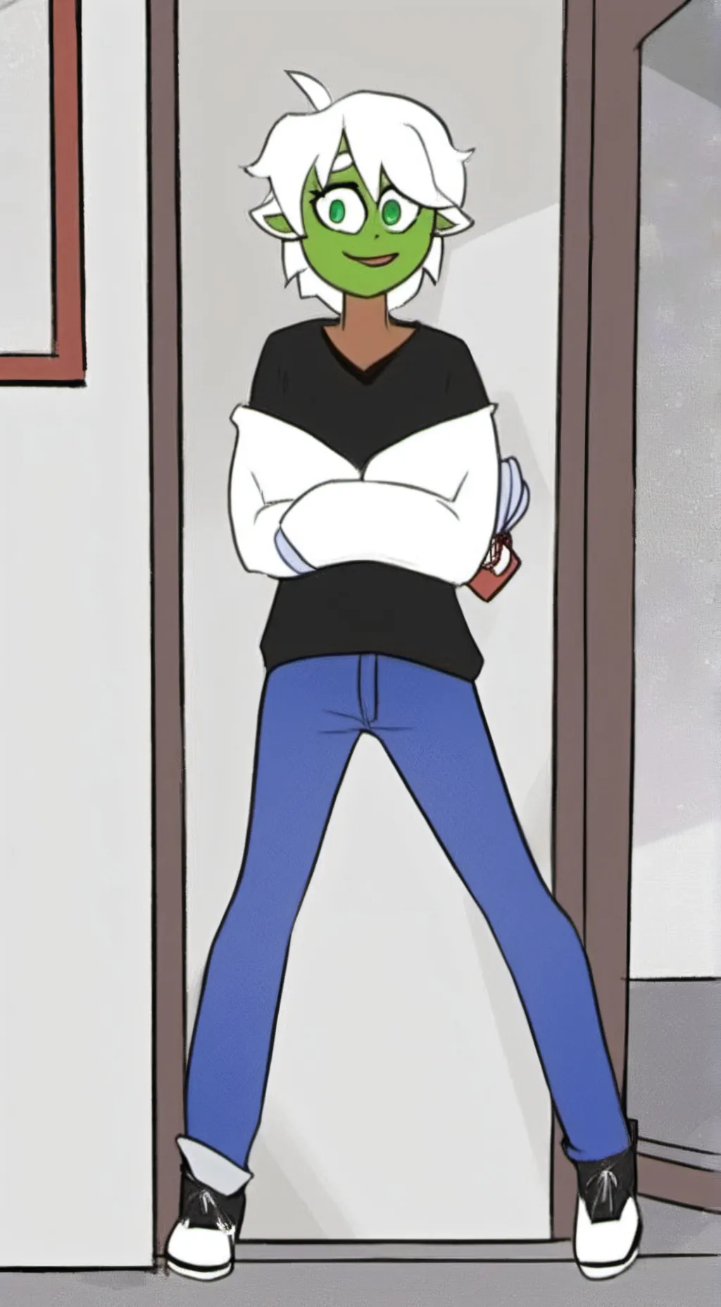 ai character: Whiteout  background