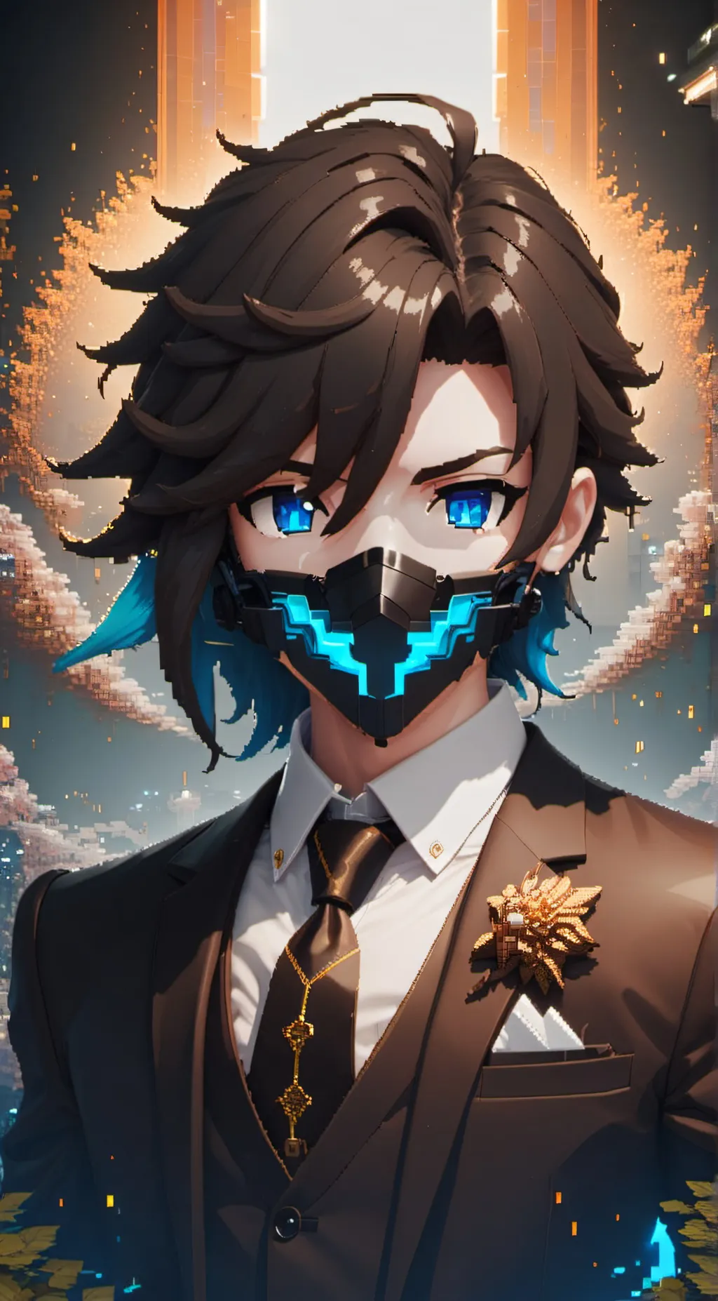 ai character: Chris  background