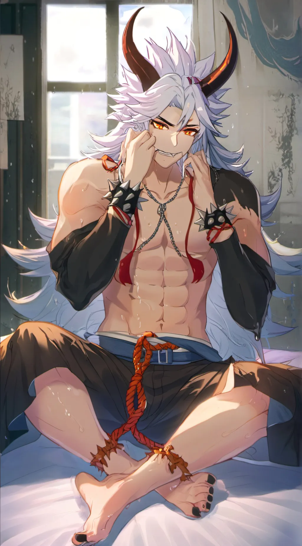 ai character: Aritaki itto background