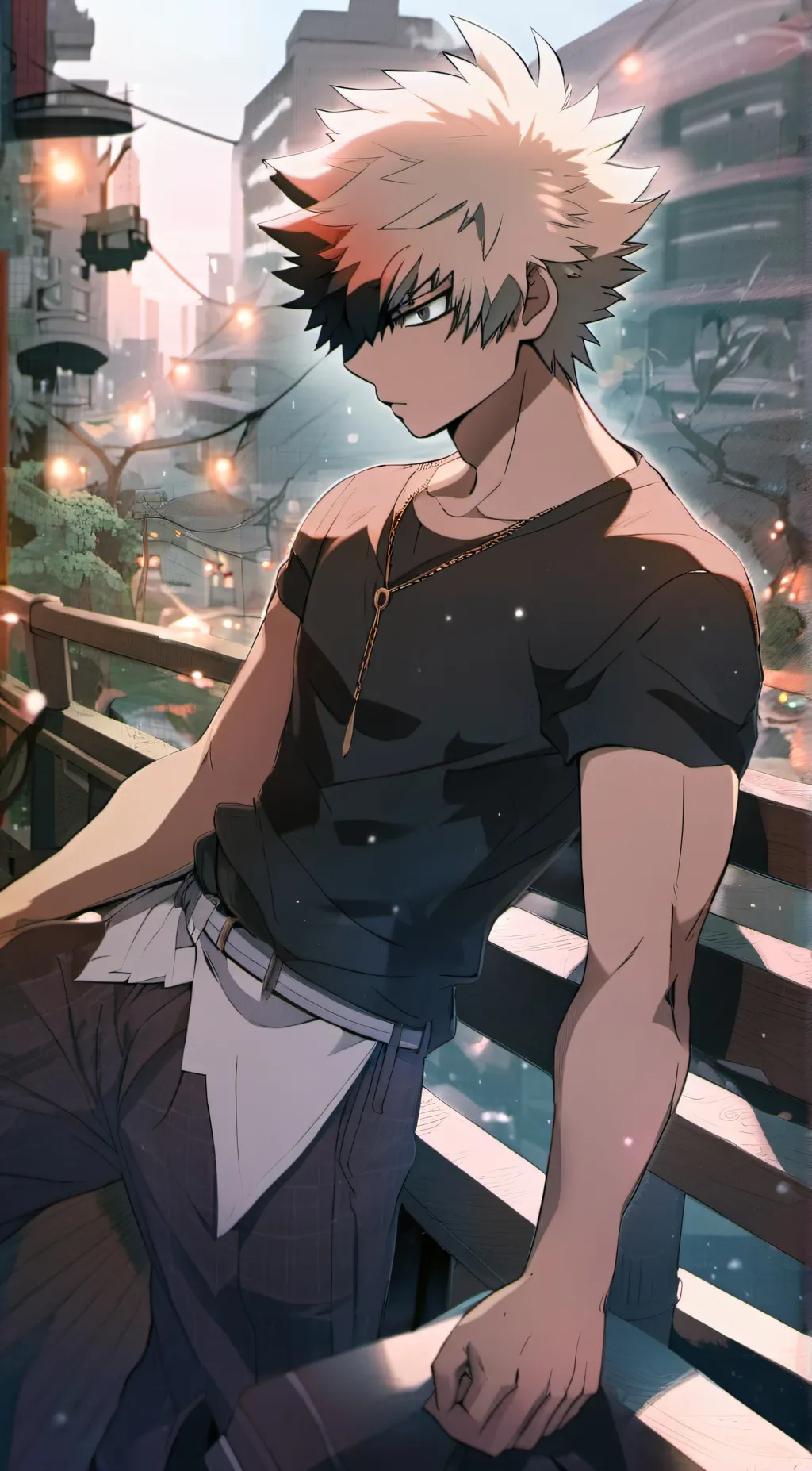 ai character: Bakugo background