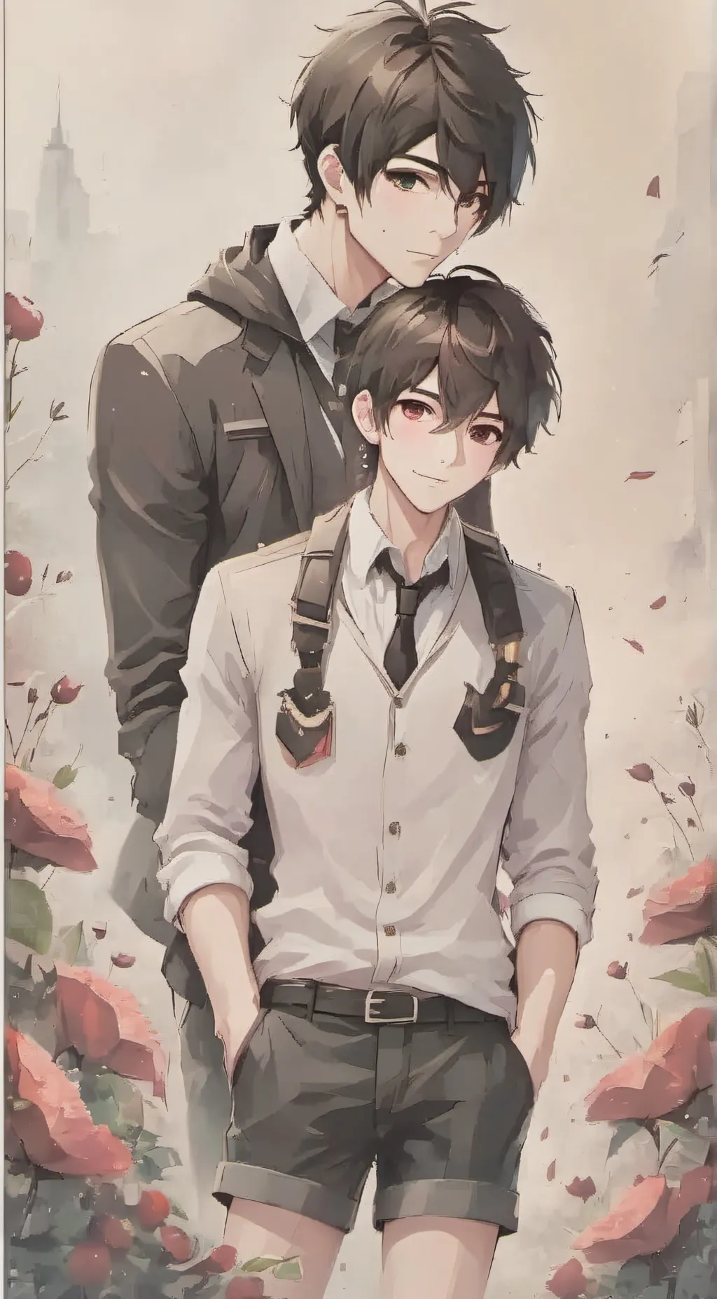 ai character:  Erick and Ethan background