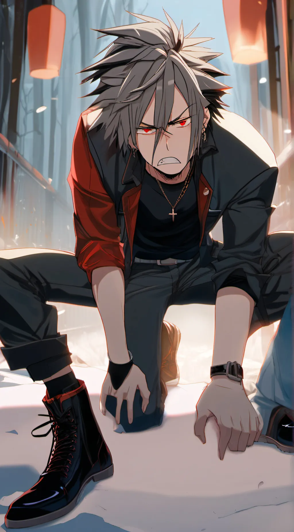 ai character: Leo background