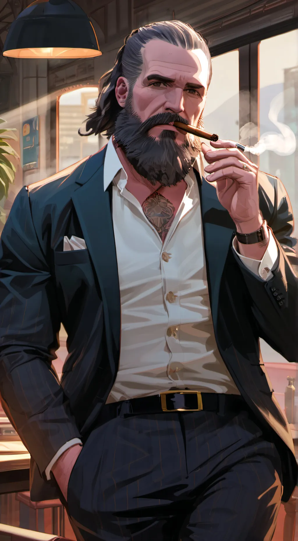 ai character: Richard burns background